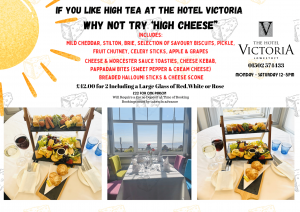Cheese High Afternoon Tea Hotel Victoria