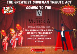 Greatest Showman Tribute Night Hotel Victoria 2025