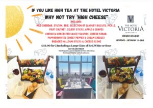 High cheese afternoon tea Hotel Victoria