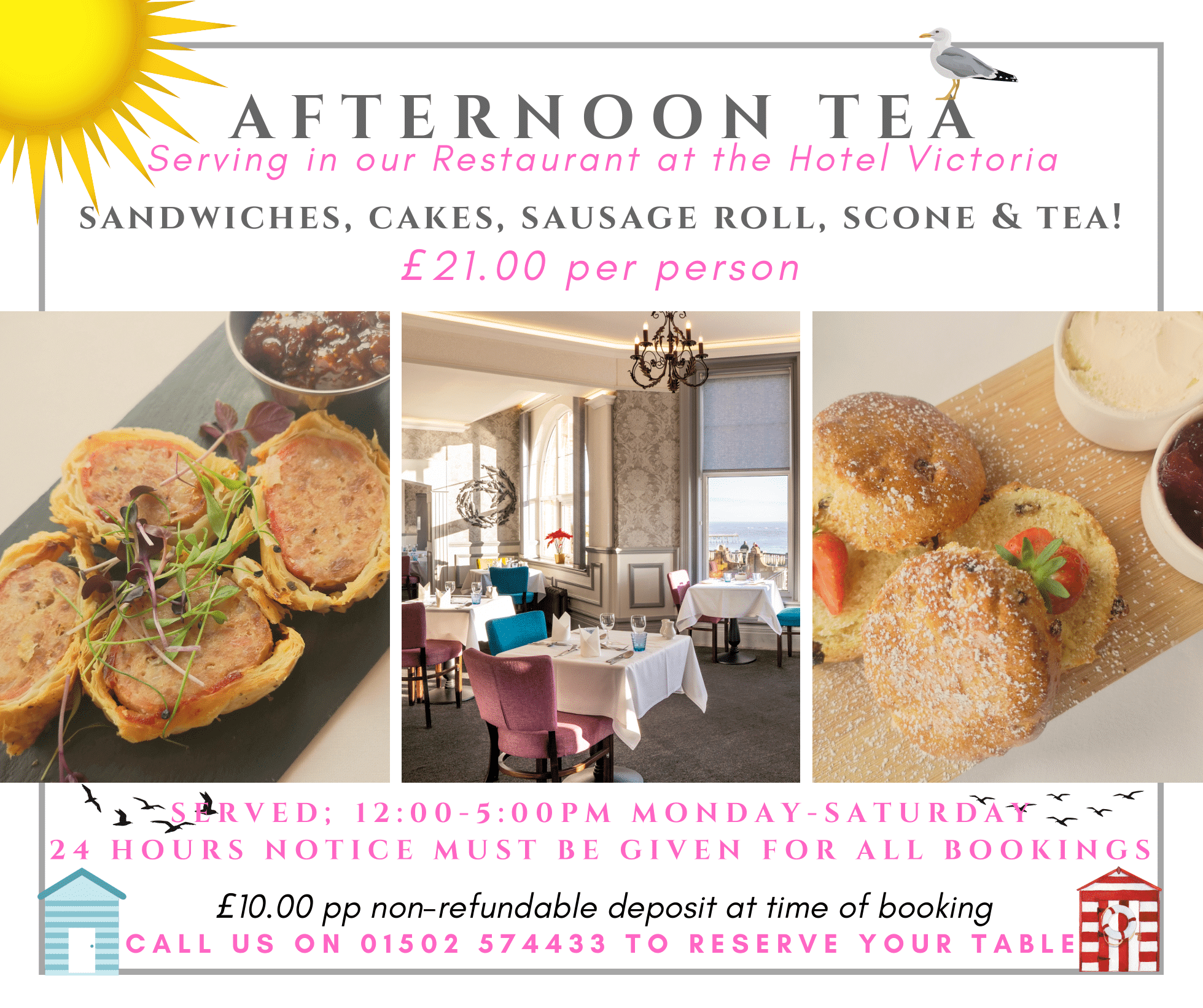 Afternoon tea Hotel Victoria