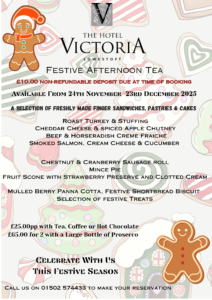 Festive Afternoon Tea Hotel Victoria